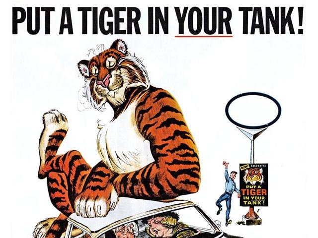 Put a Tiger in Your Tank! slogan