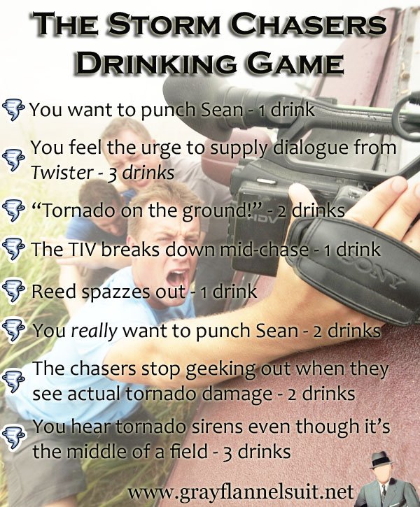 The Storm Chasers Drinking Game