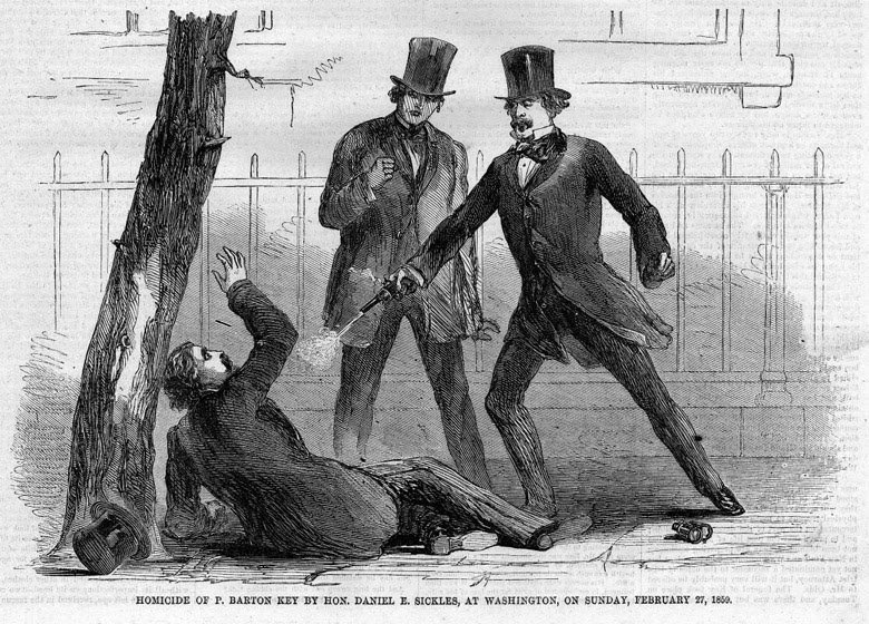 Homicide of P. Barton Key by Daniel E. Sickles