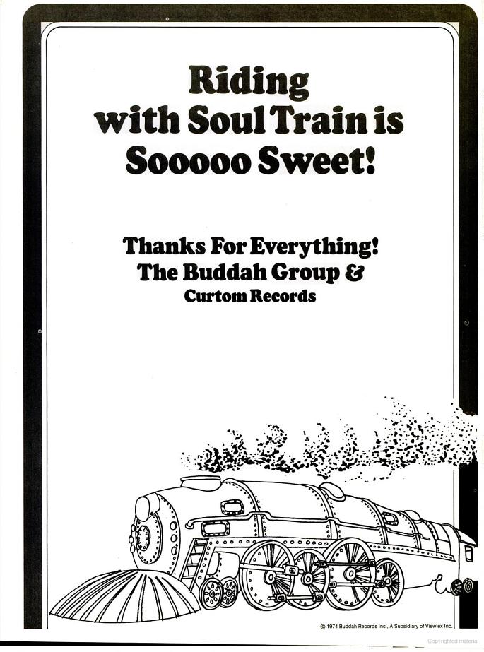 'Soul Train'/Don Cornelius Billboard magazine spotlight - September 28, 1974