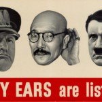 Enemy Ears Are Listening - World War II poster