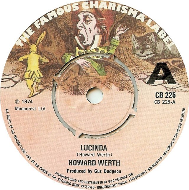 "Lucinda" by Howard Werth, Charisma Records