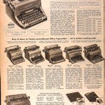 Sears Catalog, Spring/Summer 1958 - Typewriters