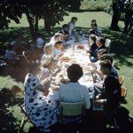 Vintage photographs from an old-fashioned 4th of July, 1954