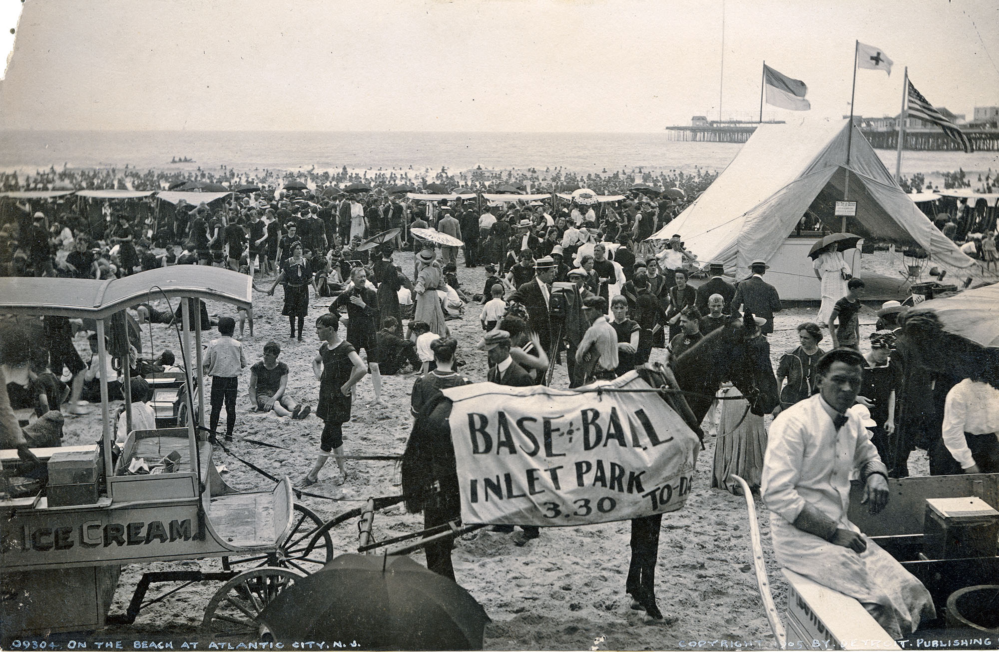 On the Beach, Atlantic City (1905)