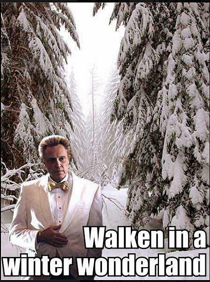 Walken in a Winter Wonderland