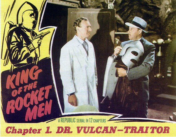 "Dr. Vulcan - Traitor" (King of the Rocket Men, Chap. 1) lobby card