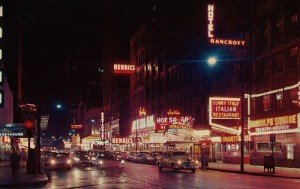 Vintage postcard: Randolph Street -- Chicago, Illinois