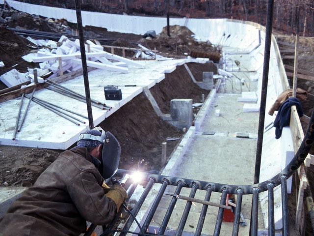 Construction for the 1980 Winter Olympics, Lake Placid, NY