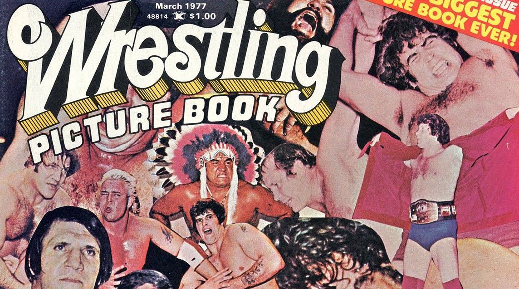 Wrestling Picture Book - March 1977