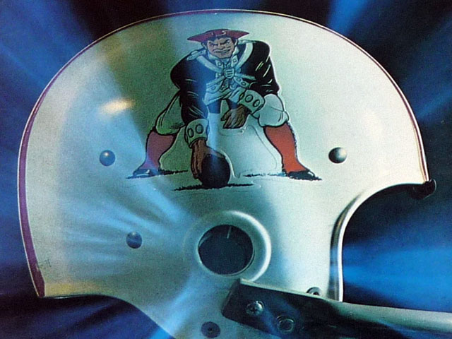 Boston Patriots AFL helmet logo