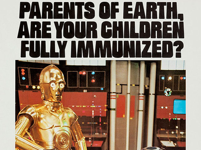 Star Wars Pro-Immunization Poster (1977)