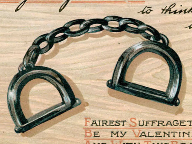 Suffragette Valentine's Day Card