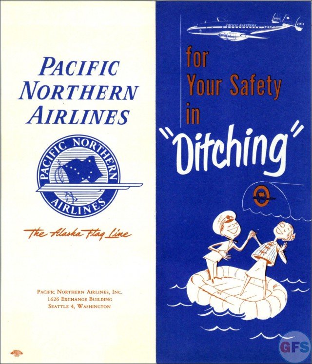 Brochure Beauties #2: For Your Safety in “Ditching” – The Man in the ...