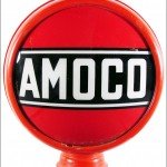 Amoco vintage gas pump globe