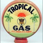 Tropical Gas vintage gas pump globe