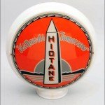 Hiotane vintage gas pump globe