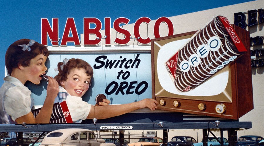 Beautiful Billboards #2: Oreo Cookies, 1950s