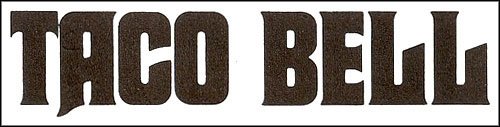 Logo Evolution Taco Bell The Man In The Gray Flannel Suit 