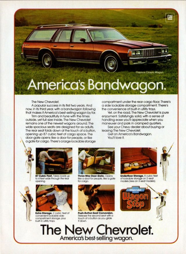 1979 Caprice Classic wagon ad