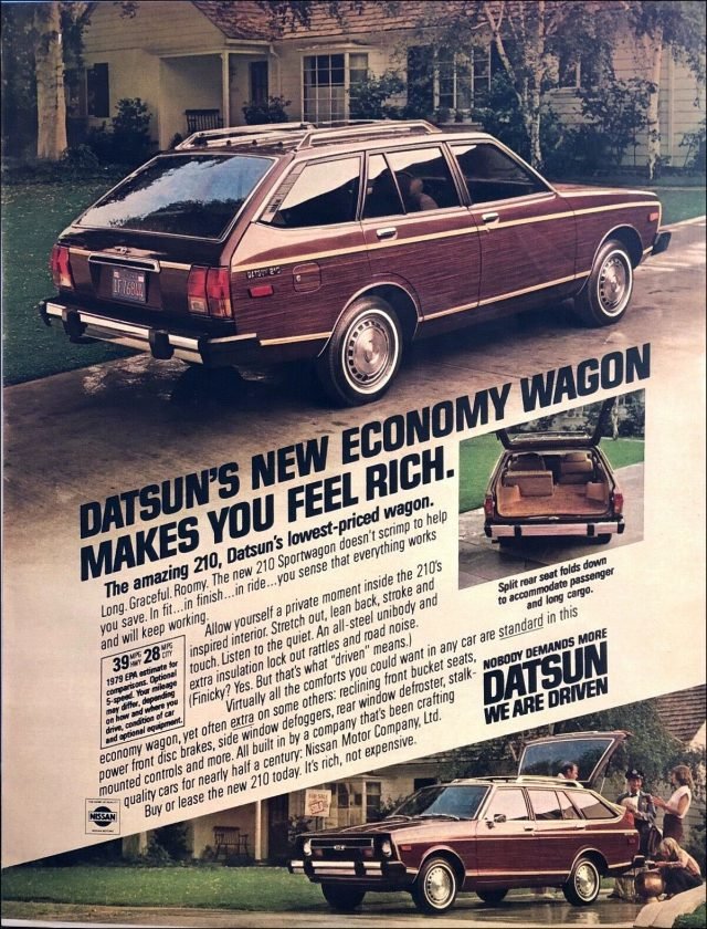 1979 Datsun 210 ad