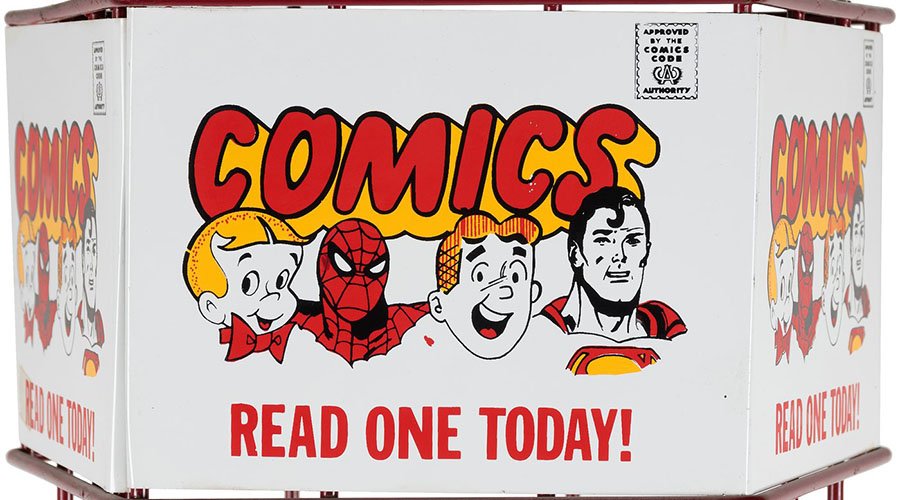 comic book rack banner image